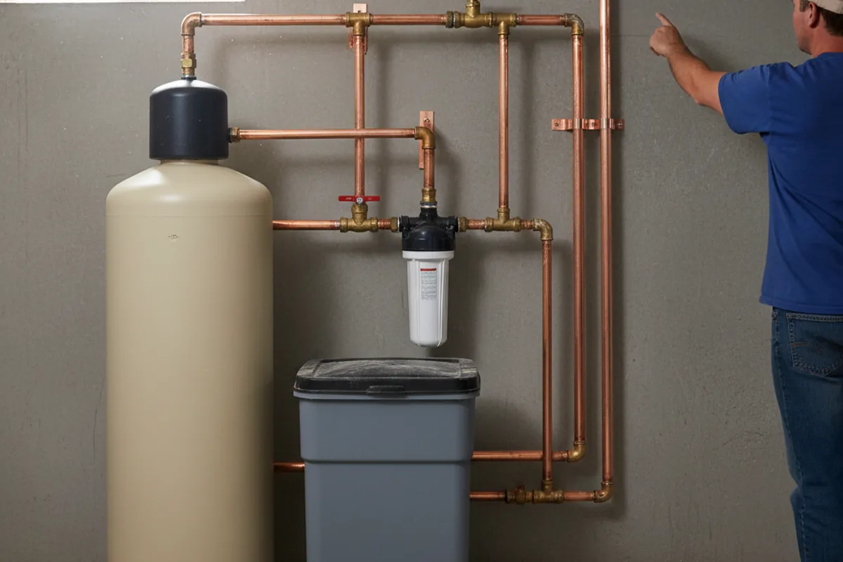 Whole-house water treatment system installed in Butler